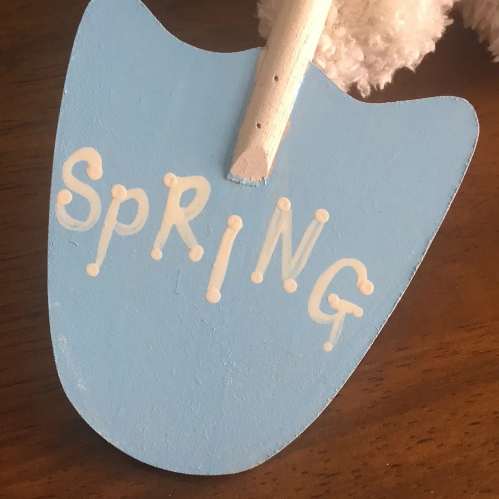 Hello Spring Rabbit 🐇 And Shovel - Picture 2 of 5